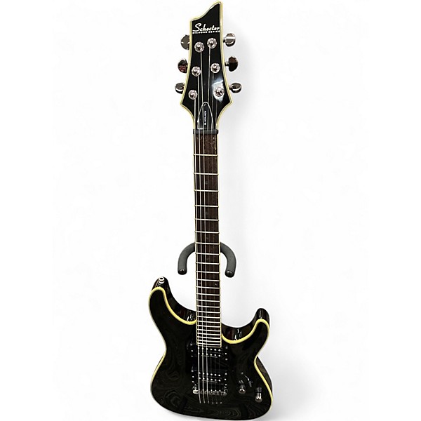 Used Schecter Guitar Research Blackjack C1 Black Solid Body Electric Guitar