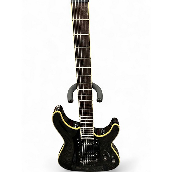 Used Schecter Guitar Research Blackjack C1 Black Solid Body Electric Guitar