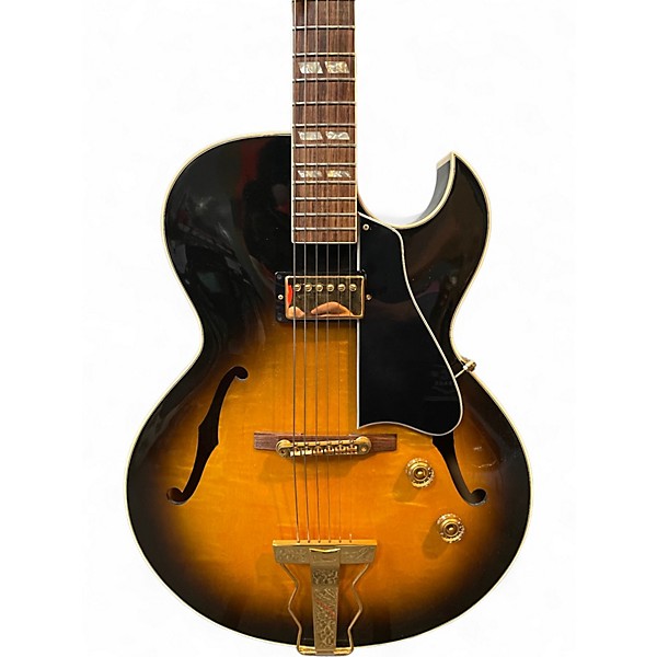 Vintage 1991 Gibson ES165 2 Color Sunburst Hollow Body Electric Guitar