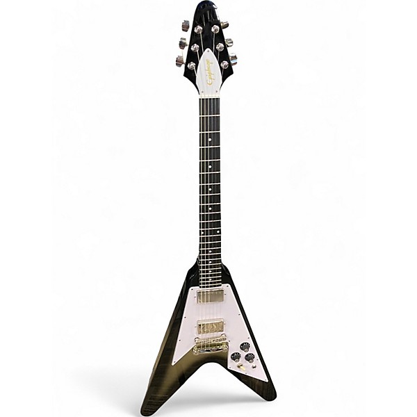 Used Epiphone FLYING V SILVER BURST Solid Body Electric Guitar