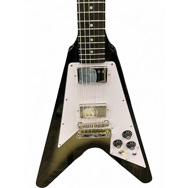 Used Epiphone FLYING V SILVER BURST Solid Body Electric Guitar