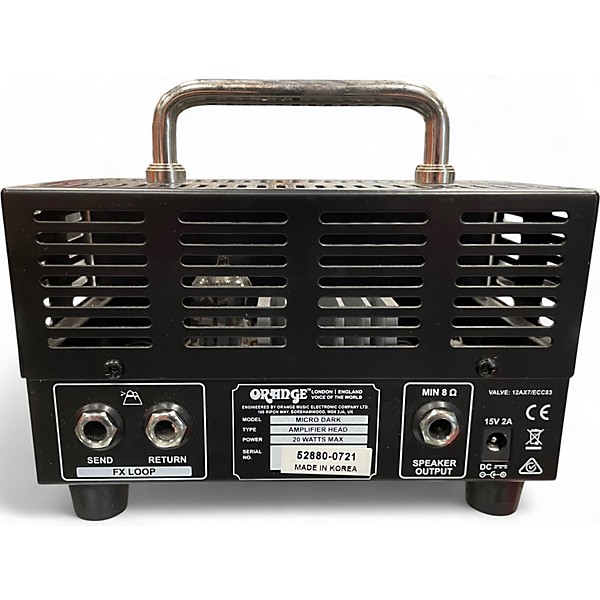 Used Orange Amplifiers Micro Dark 20W Tube Guitar Amp Head