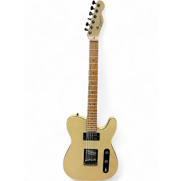 Used Squier Contemporary Telecaster RH Shoreline Gold Solid Body Electric Guitar