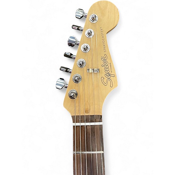 Used Squier Debut Collection Stratocaster Satin Black Solid Body Electric Guitar