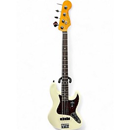 Used Fender American Professional II Jazz Bass Olympic White Electric Bass Guitar