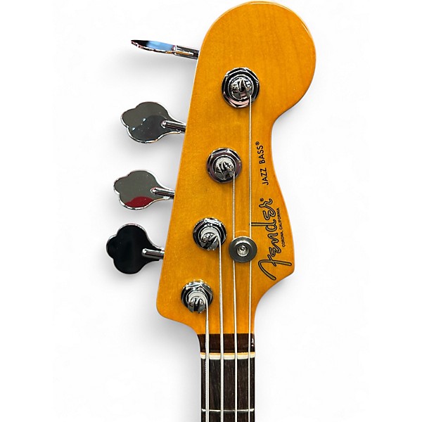 Used Fender American Professional II Jazz Bass Olympic White Electric Bass Guitar