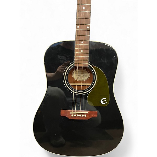 Used Epiphone PR160 Black Acoustic Guitar