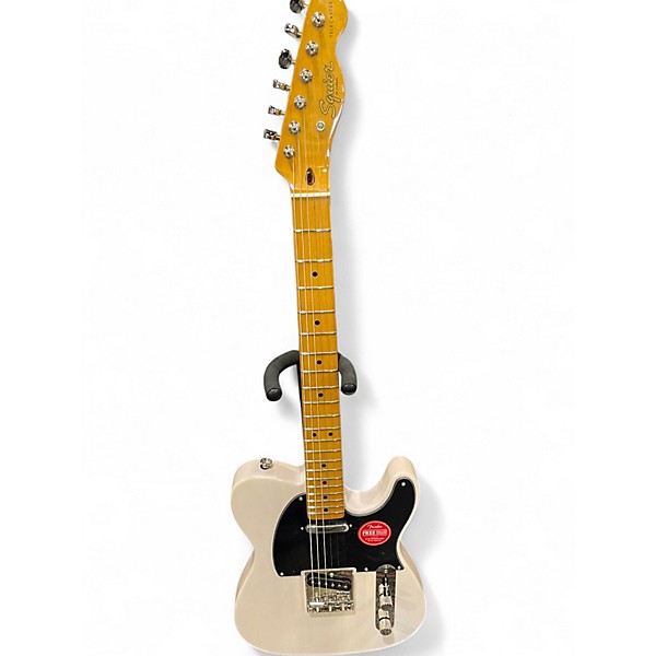 Used Squier Classic Vibe Telecaster Trans White Solid Body Electric Guitar