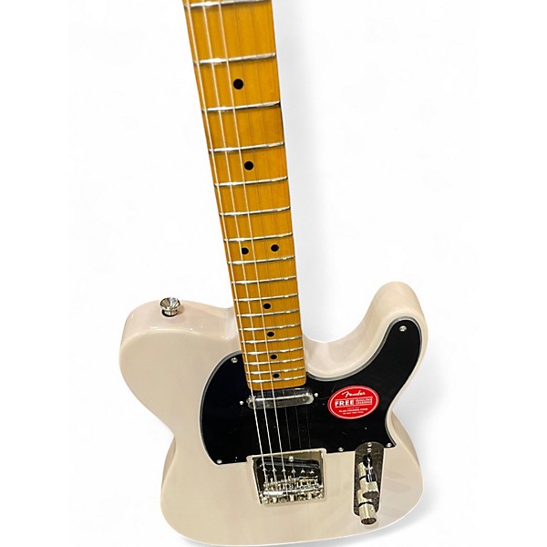 Used Squier Classic Vibe Telecaster Trans White Solid Body Electric Guitar