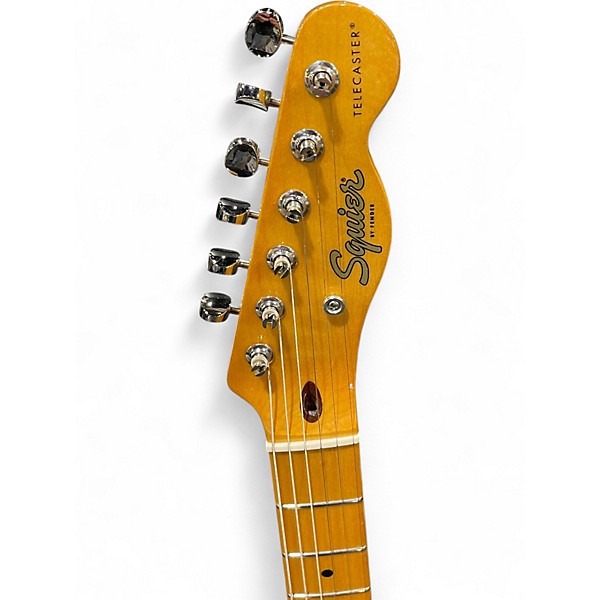 Used Squier Classic Vibe Telecaster Trans White Solid Body Electric Guitar
