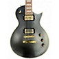 Used Harley Benton SC Custom III Black and Gold Solid Body Electric Guitar