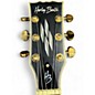 Used Harley Benton SC Custom III Black and Gold Solid Body Electric Guitar
