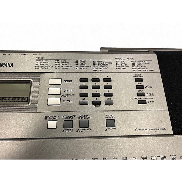 Used Yamaha PSRE353 61 Key Portable Keyboard