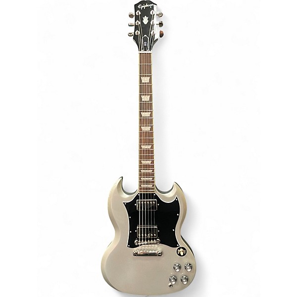 Used Epiphone SG Standard Silver Mist Solid Body Electric Guitar