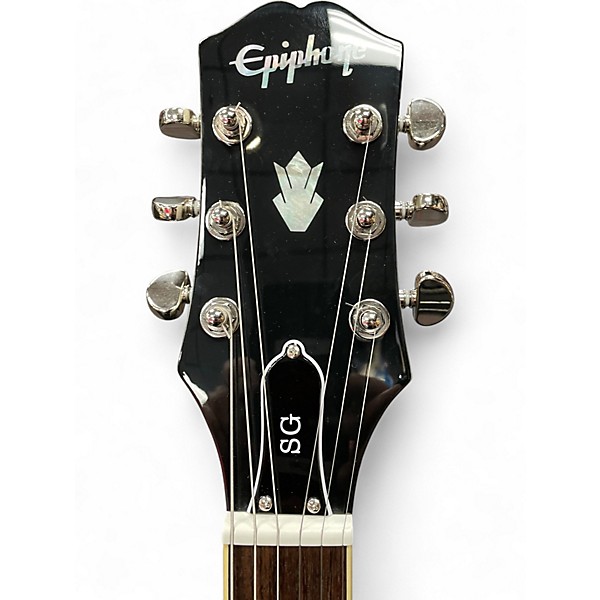 Used Epiphone SG Standard Silver Mist Solid Body Electric Guitar