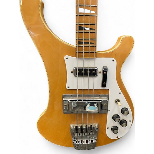 Vintage 1972 Electra Rick Style Natural Electric Bass Guitar