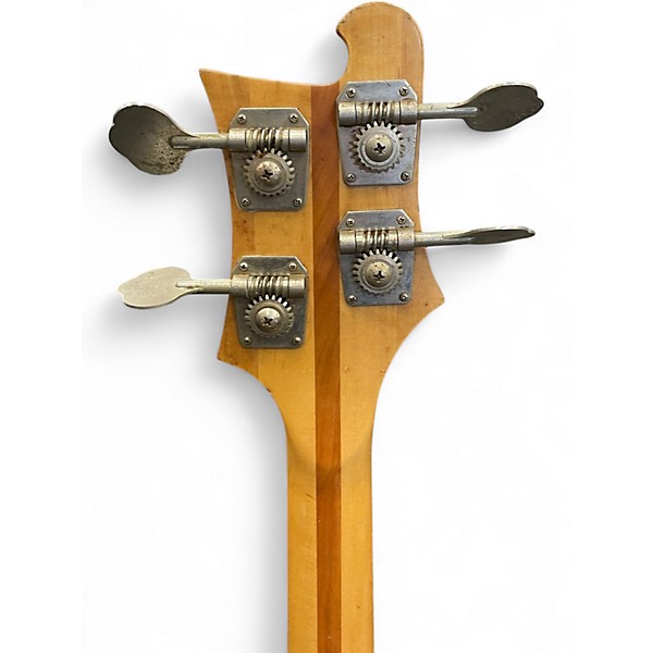 Vintage 1972 Electra Rick Style Natural Electric Bass Guitar