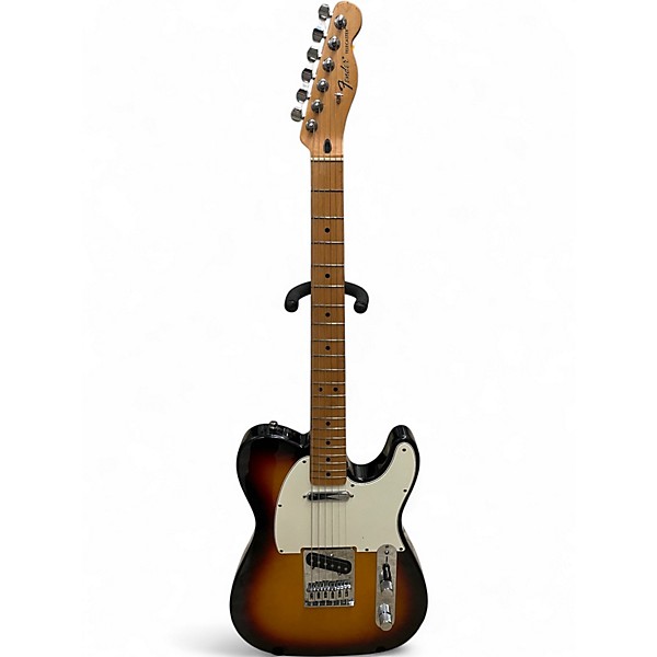 Used 2009 Fender Standard Telecaster 3 Tone Sunburst Solid Body Electric Guitar
