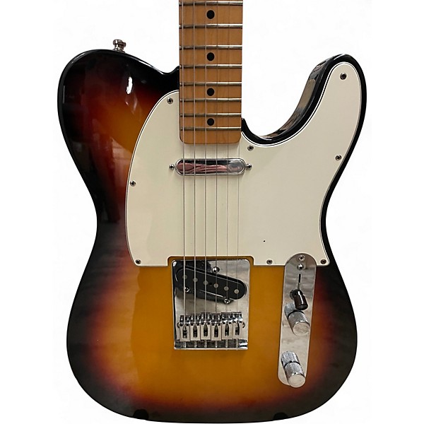 Used 2009 Fender Standard Telecaster 3 Tone Sunburst Solid Body Electric Guitar