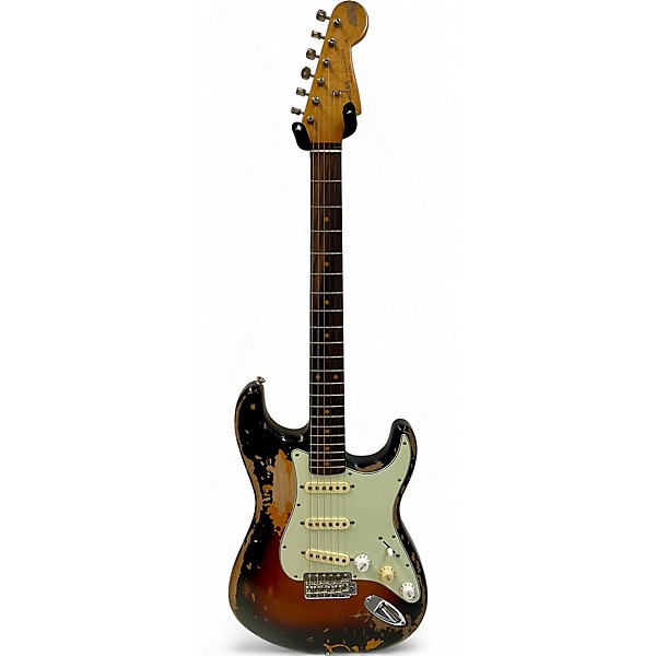 Used Fender Mike McCready Stratocaster 3 Color Sunburst Solid Body Electric Guitar