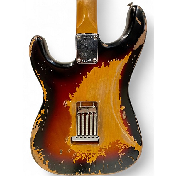 Used Fender Mike McCready Stratocaster 3 Color Sunburst Solid Body Electric Guitar