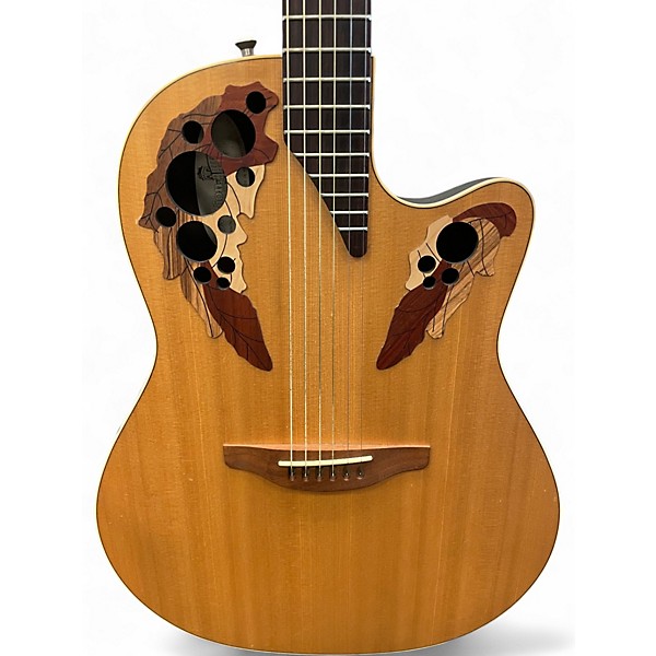 Used Ovation s868 elite special natural Acoustic Electric Guitar