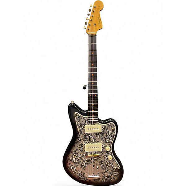 Used 2024 Fender Custom Shop Ltd Ed Journeyman Jazzmaster 250K Black Paisley Solid Body Electric Guitar