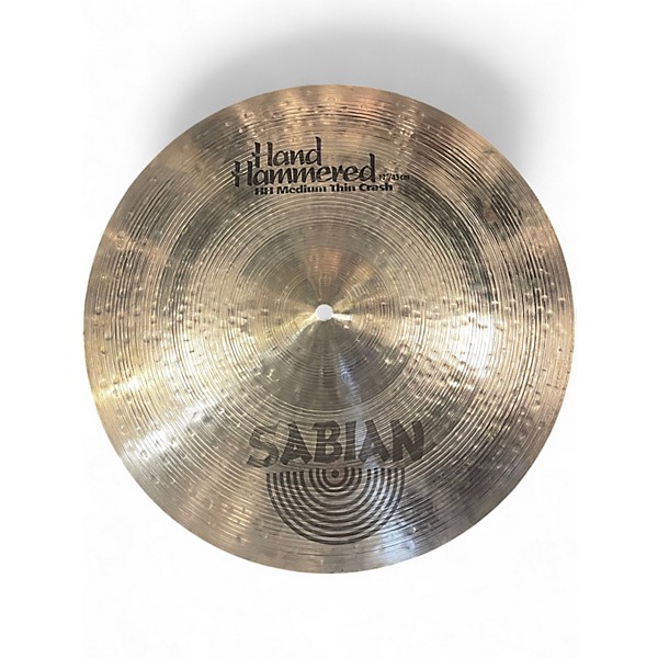 Used SABIAN 17in HH MEDIUM THIN CRASH Cymbal