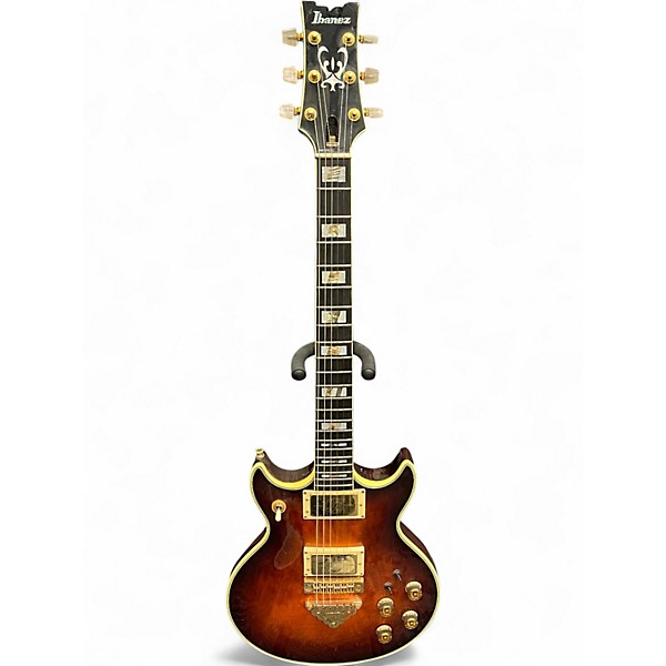 Used 1980s Ibanez AR3000 Antique Burst Solid Body Electric Guitar