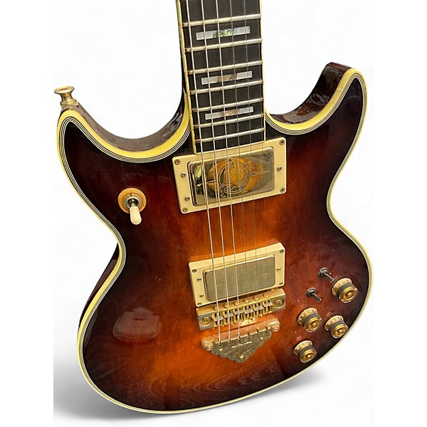 Used 1980s Ibanez AR3000 Antique Burst Solid Body Electric Guitar
