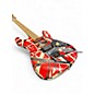 Used EVH Striped Series Frankie RED STRIPES Solid Body Electric Guitar