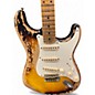 Used 2024 Fender CUSTOM SHOP 1957 RELIC STRATOCASTER 2 Tone Sunburst Solid Body Electric Guitar