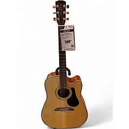Used Alvarez PD-80SC Natural Acoustic Electric Guitar