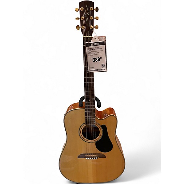 Used Alvarez PD-80SC Natural Acoustic Electric Guitar
