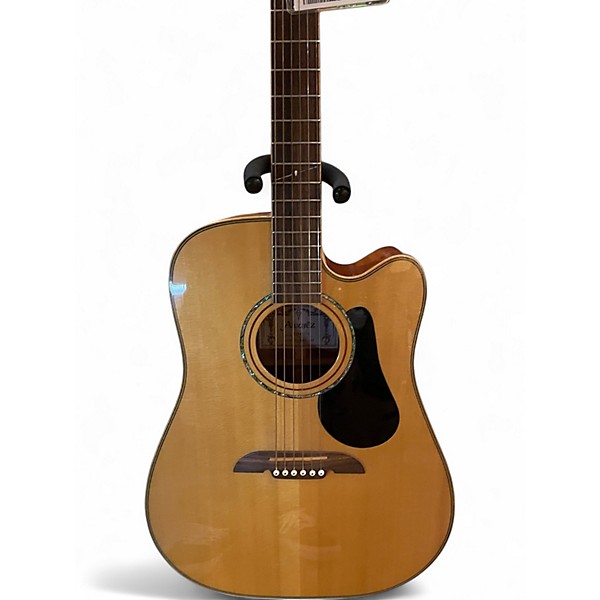 Used Alvarez PD-80SC Natural Acoustic Electric Guitar