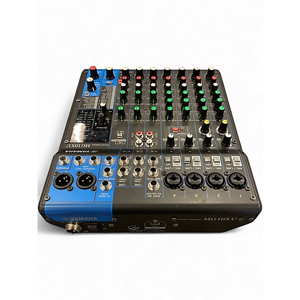 Used Yamaha MG10XU 10 Channel Mixer with Effects Unpowered Mixer