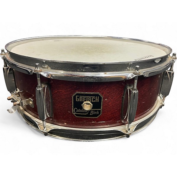 Used Gretsch Drums 14X5 CATALINA BIRCH CHERRY STAIN Drum