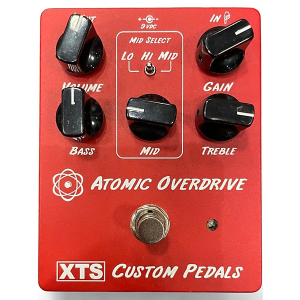 Used Xts Custom Pedals Atomic Overdrive Effect Pedal
