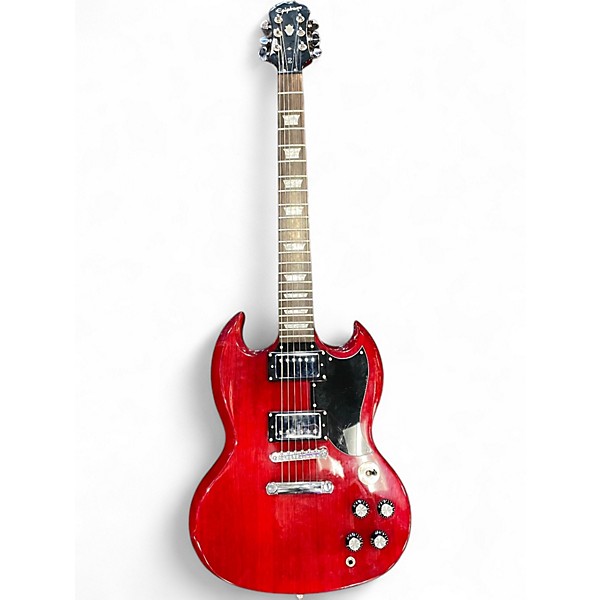 Used Epiphone SG Cherry Solid Body Electric Guitar