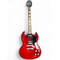 Used Epiphone SG Cherry Solid Body Electric Guitar thumbnail
