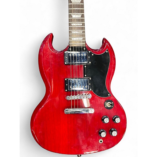 Used Epiphone SG Cherry Solid Body Electric Guitar