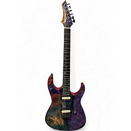 Used Leo Jaymz HURRICANE PEACOCK Solid Body Electric Guitar
