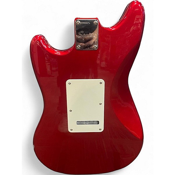 Used Squier Cyclone Candy Apple Red Solid Body Electric Guitar