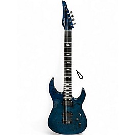 Used Legator NINJA 6 BLUE BURL Solid Body Electric Guitar