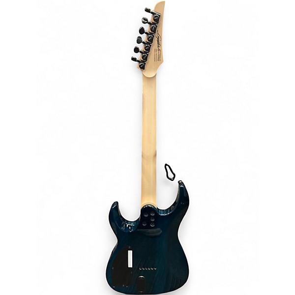 Used Legator NINJA 6 BLUE BURL Solid Body Electric Guitar