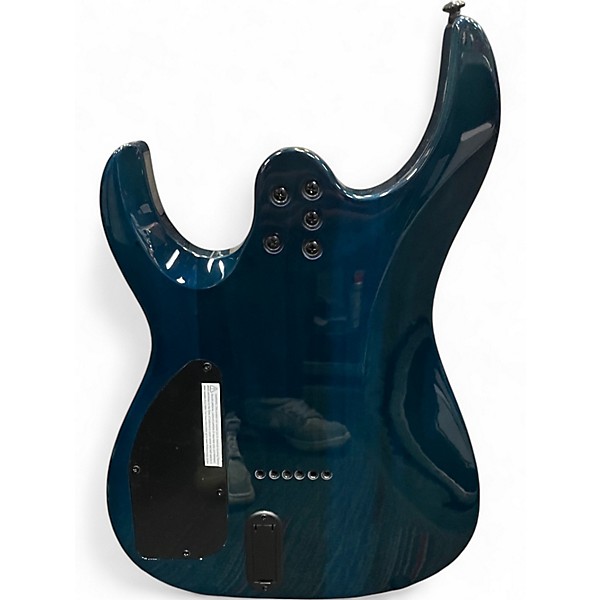Used Legator NINJA 6 BLUE BURL Solid Body Electric Guitar