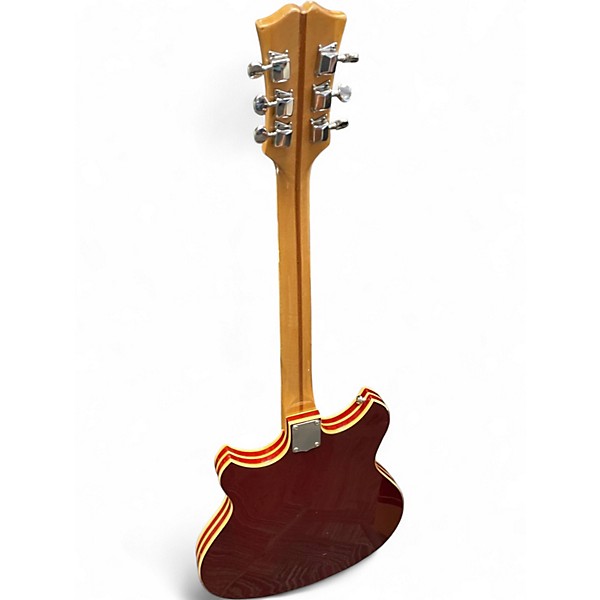 Vintage 1968 Kent 820 Wine Red Hollow Body Electric Guitar