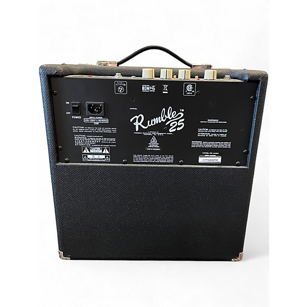 Used Fender Rumble 25 25W 1x8 Bass Combo Amp
