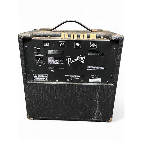 Used Fender Rumble 15 15W 1X8 Bass Combo Amp