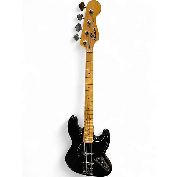 Used Fender Standard Jazz Bass Black Electric Bass Guitar